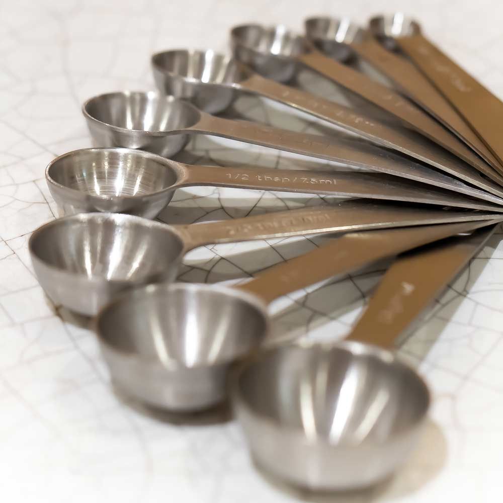 measuring spoons stainless steel