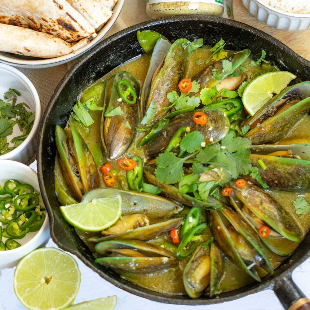 Gourmet Thai Green Curry with Mussels