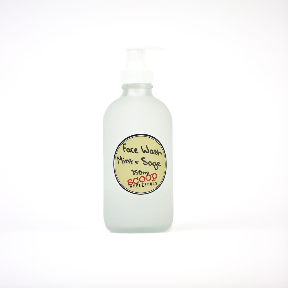 mint & sage face wash