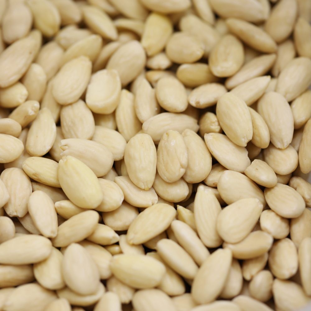 blanched almonds