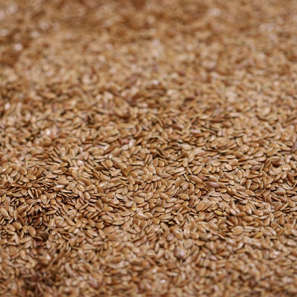 organic brown flaxseeds
