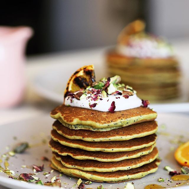 Orange & Poppyseed Buckwheat Pancakes