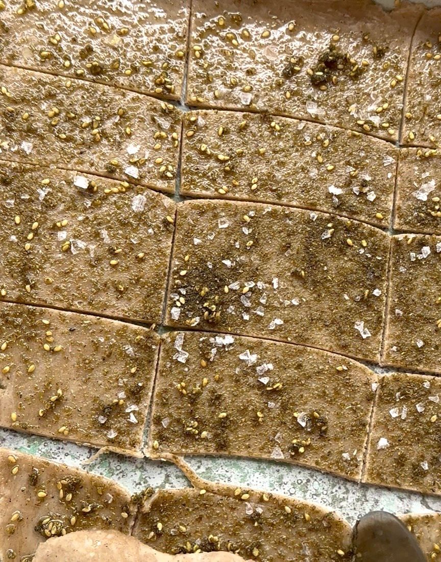 Sorghum and Olive Oil Crackers
