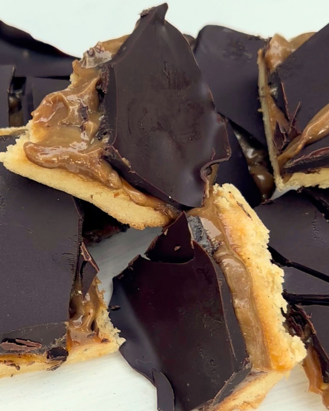 Healthy Caramel Slice