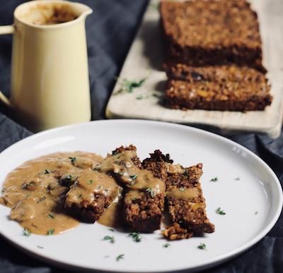 Vegan Christmas Nut Loaf