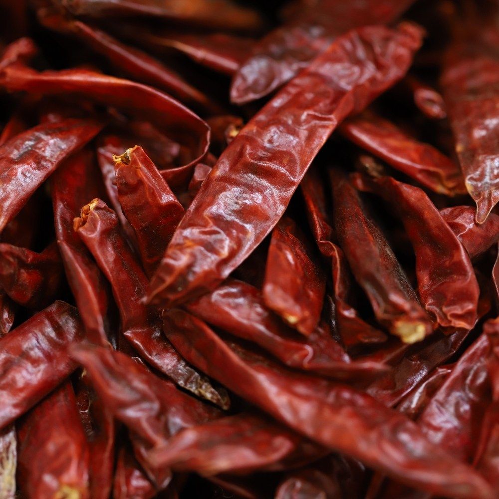 whole red chillies