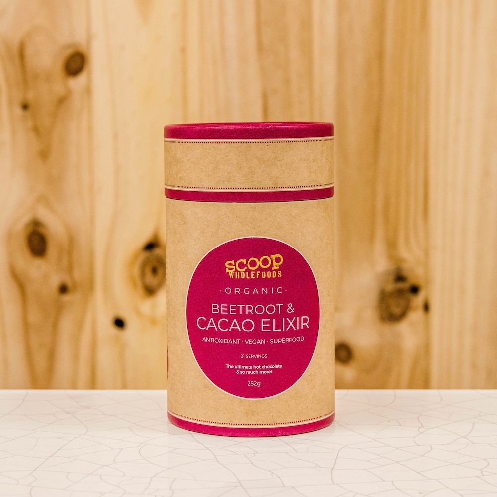 scoop's beetroot cacao elixir