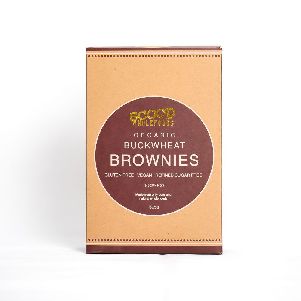 scoop's buckwheat brownie mix