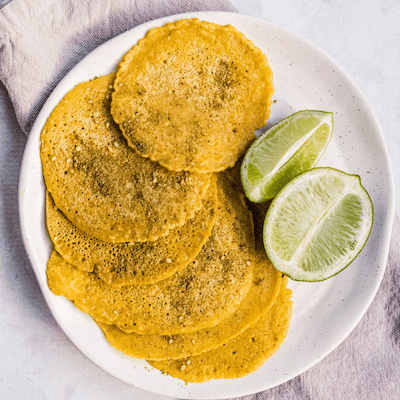 4 Ingredient Chickpea Flatbreads