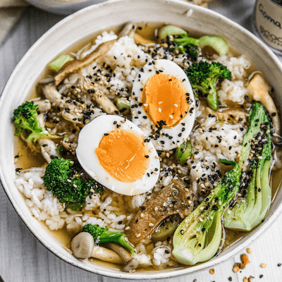 Simple Bone Broth Congee