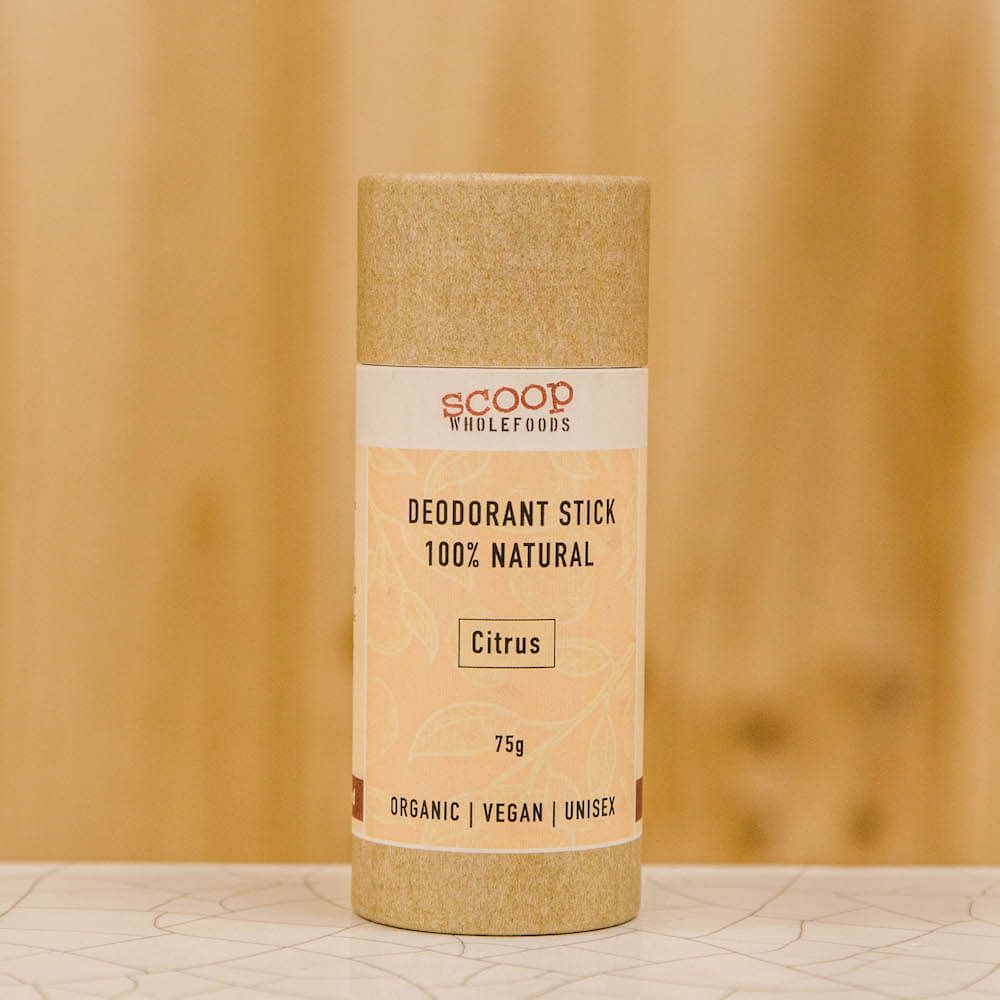 scoop natural deodorant stick