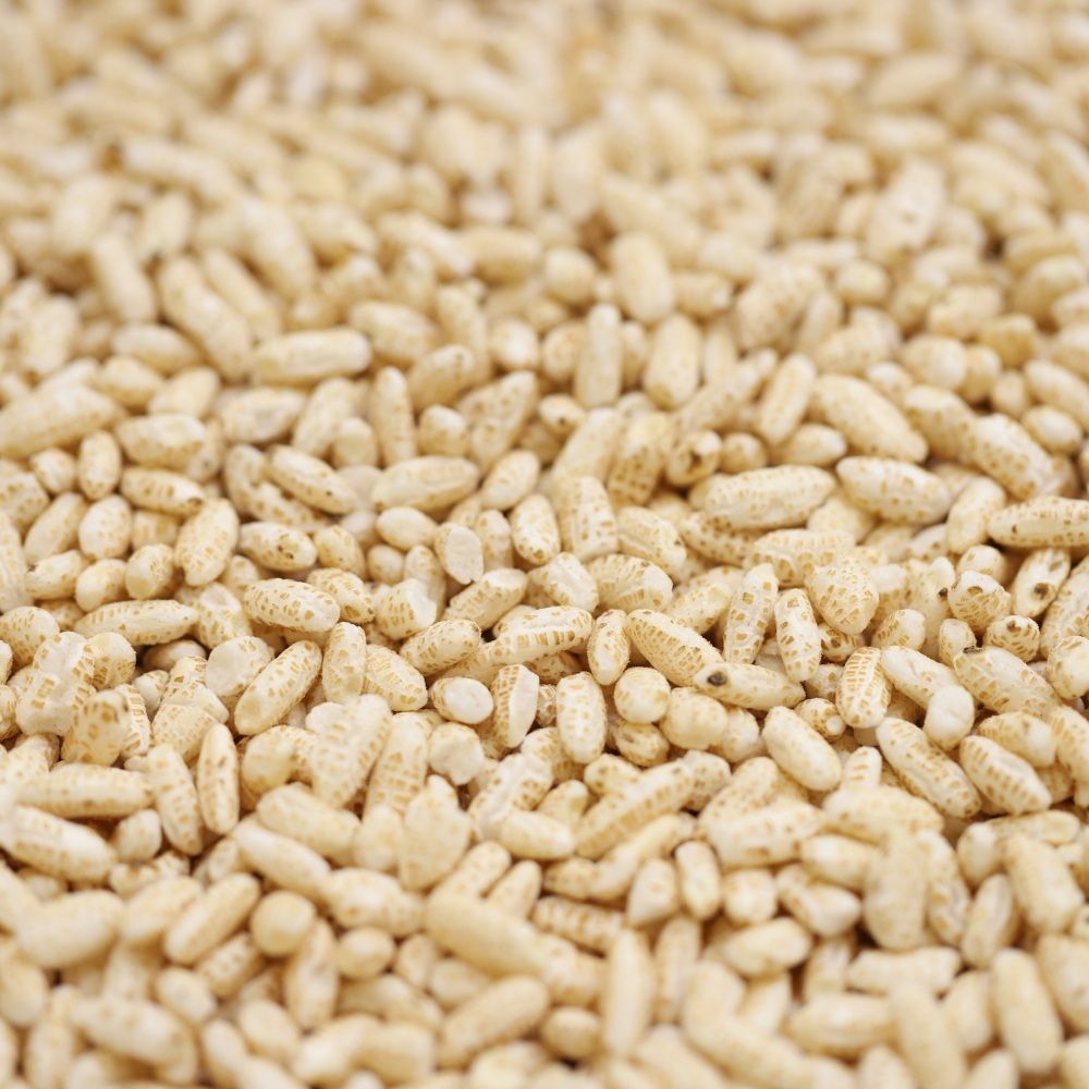 organic puffed brown rice