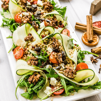 Festive Barley & Zucchini Salad