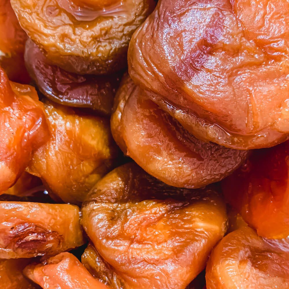 glace apricots