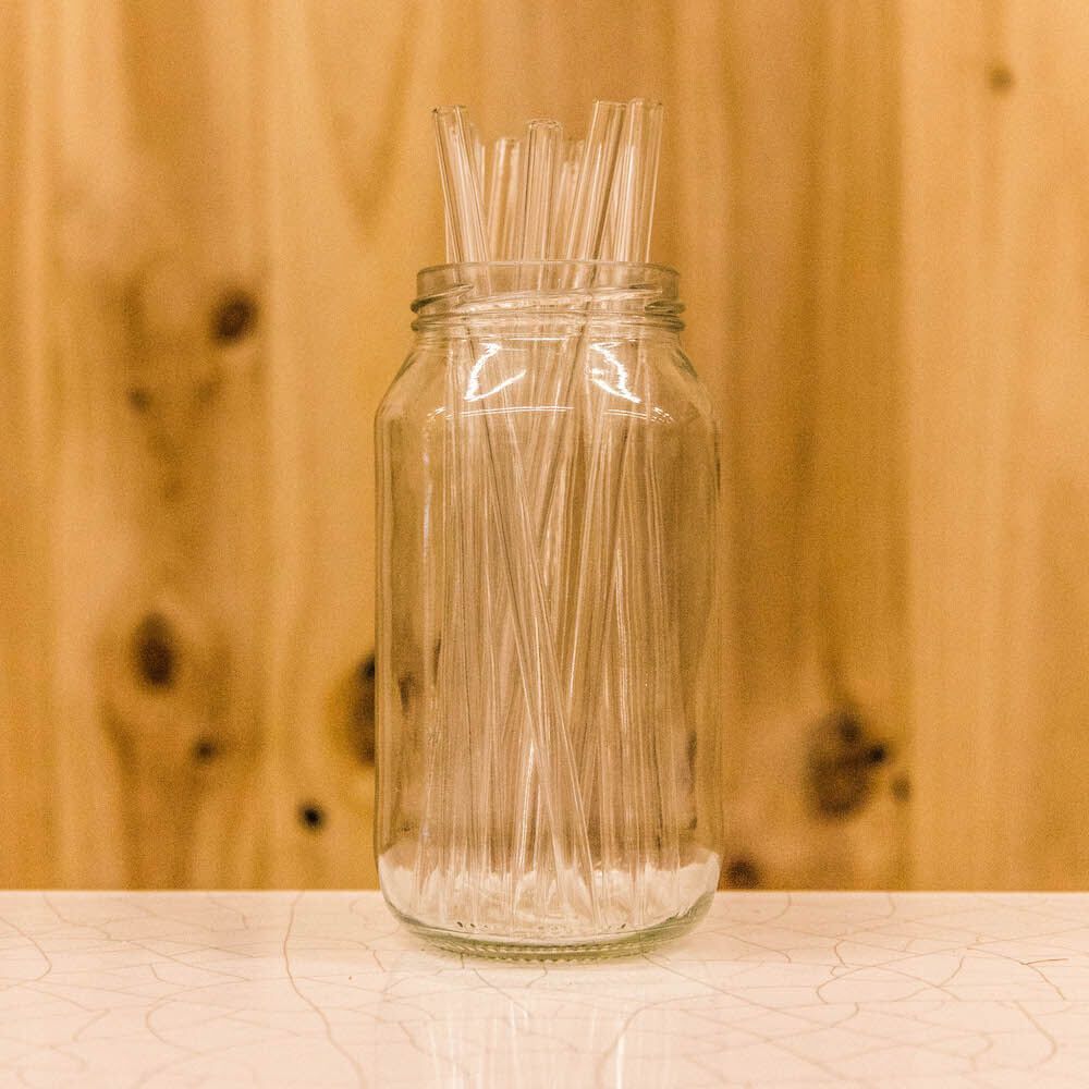glass straws