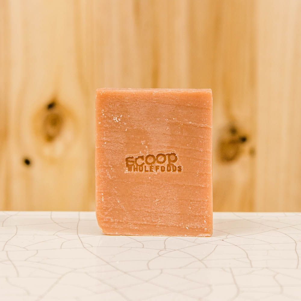 pink geranium soap bar