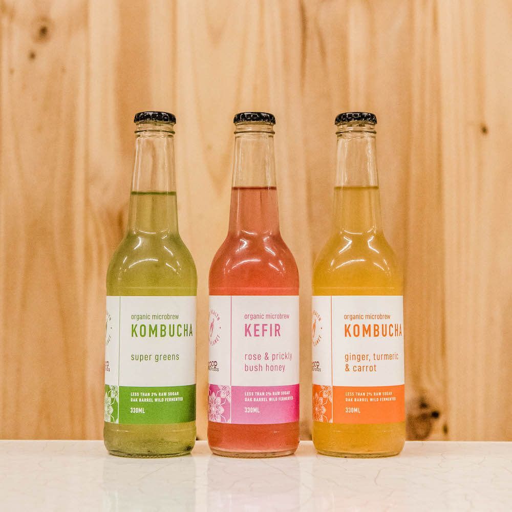 organic wild-fermented kombucha