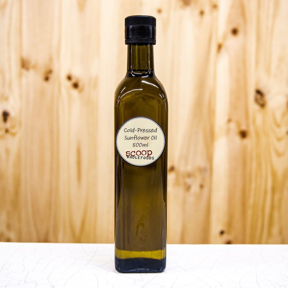 organic cold-pressed sunflower oil