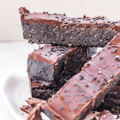 Black Sesame Tahini Fudge