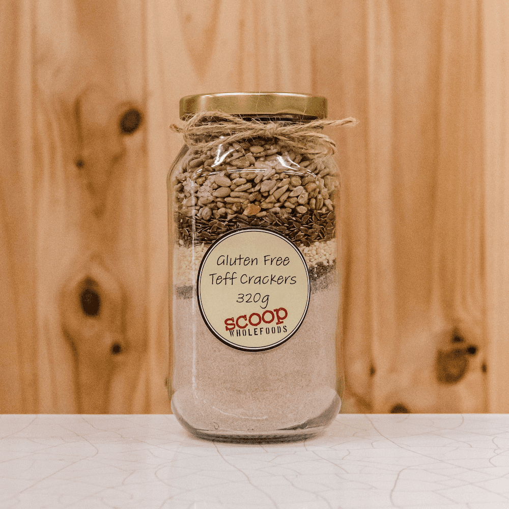 gluten-free teff crackers