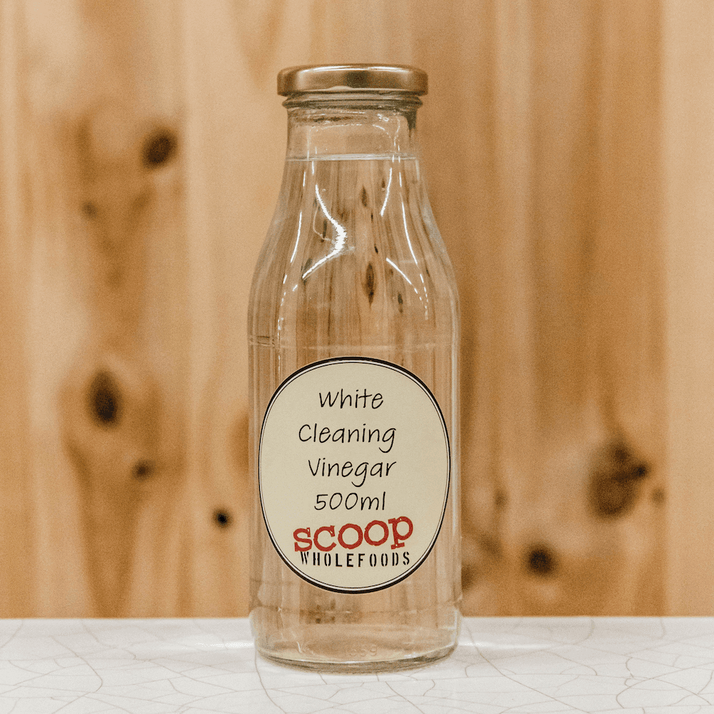 white cleaning vinegar food grade